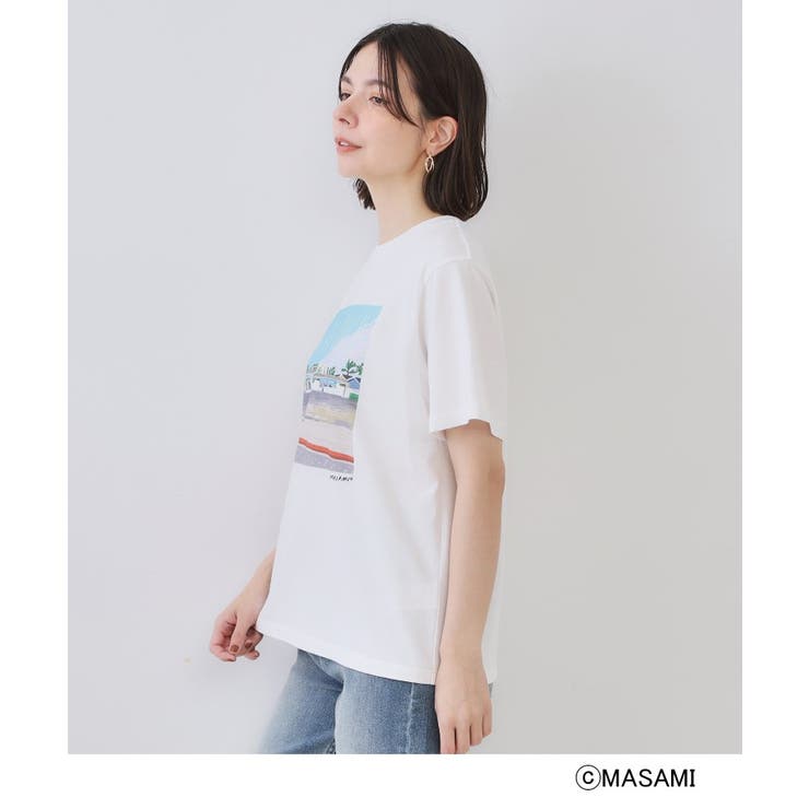 風景イラストプリントTシャツ | OPAQUE.CLIP | 詳細画像14 