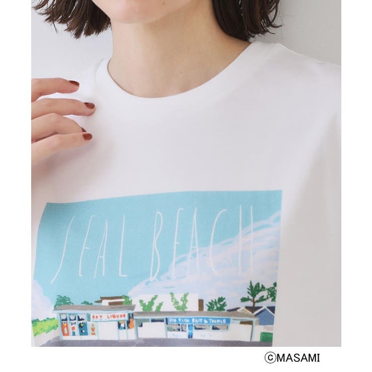 風景イラストプリントTシャツ | OPAQUE.CLIP | 詳細画像16 