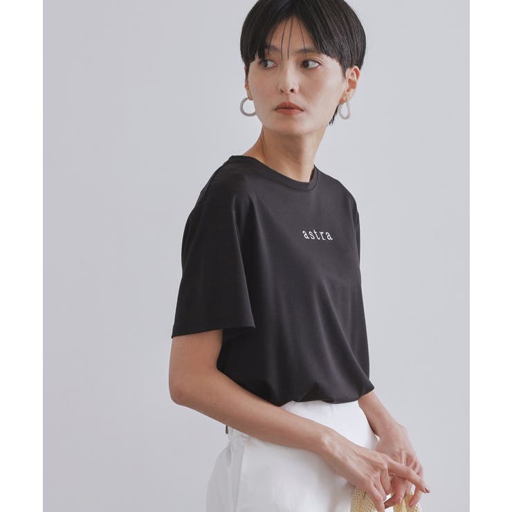 メタリック刺繍ロゴTシャツ【接触冷感/洗濯機洗い可】 | OPAQUE.CLIP | 詳細画像5 