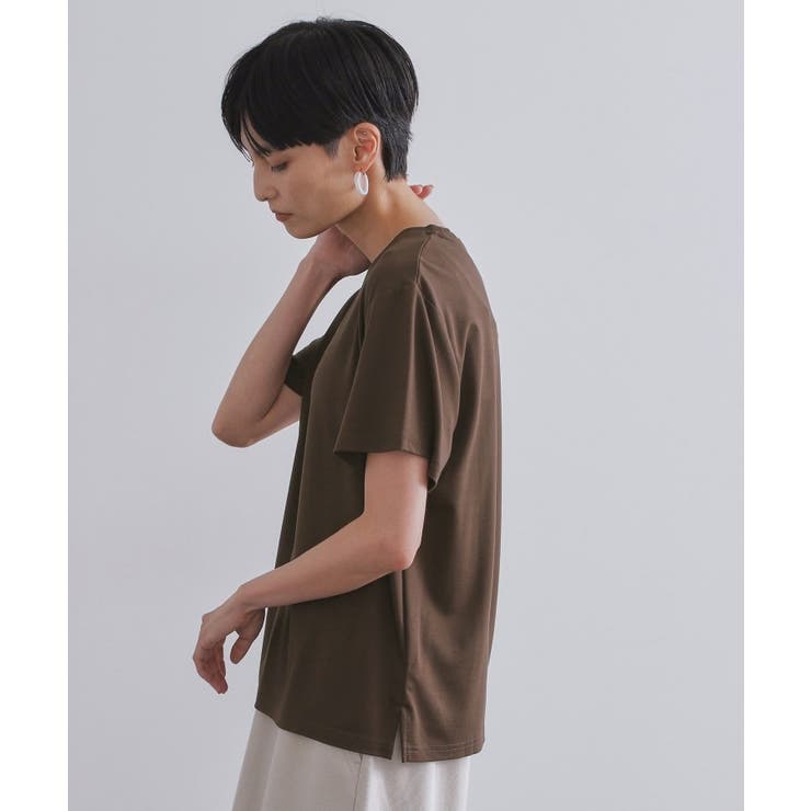 メタリック刺繍ロゴTシャツ【接触冷感/洗濯機洗い可】 | OPAQUE.CLIP | 詳細画像14 