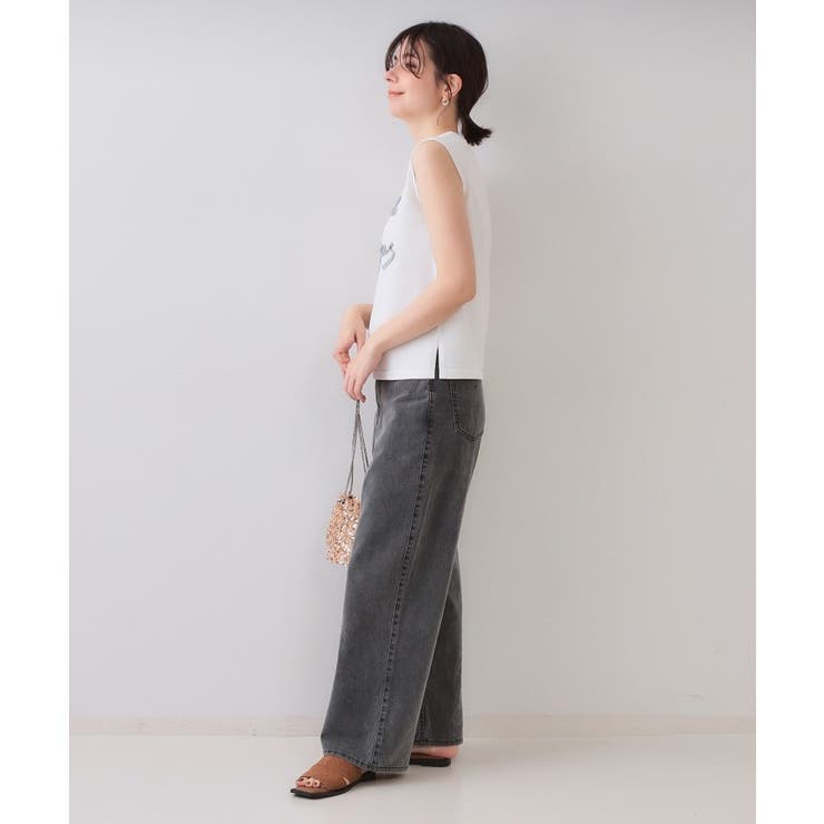 ラメテープロゴニット【洗濯機洗い可/抗ピル】 | OPAQUE.CLIP | 詳細画像3 