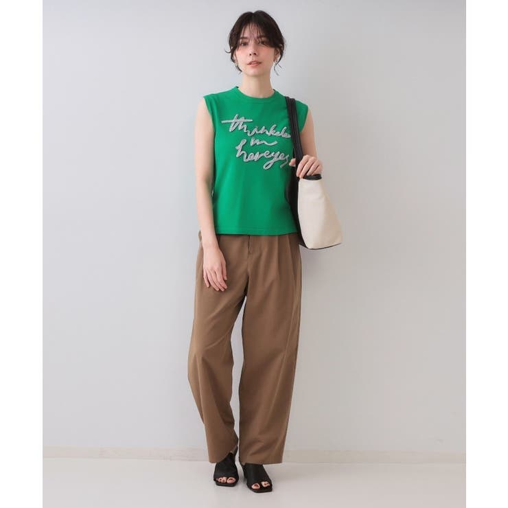 ラメテープロゴニット【洗濯機洗い可/抗ピル】 | OPAQUE.CLIP | 詳細画像10 