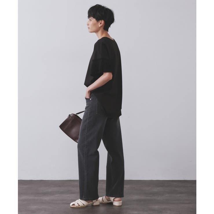 プリーツスリーブドッキングトップス【洗濯機洗い可】 | OPAQUE.CLIP | 詳細画像7 