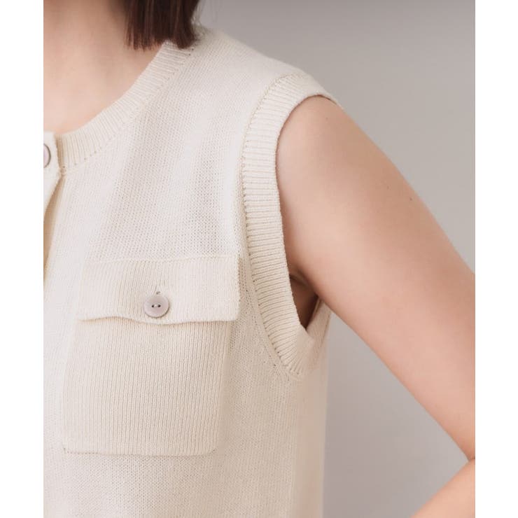 ダブルポケットニット【洗濯機洗い可】 | OPAQUE.CLIP | 詳細画像23 