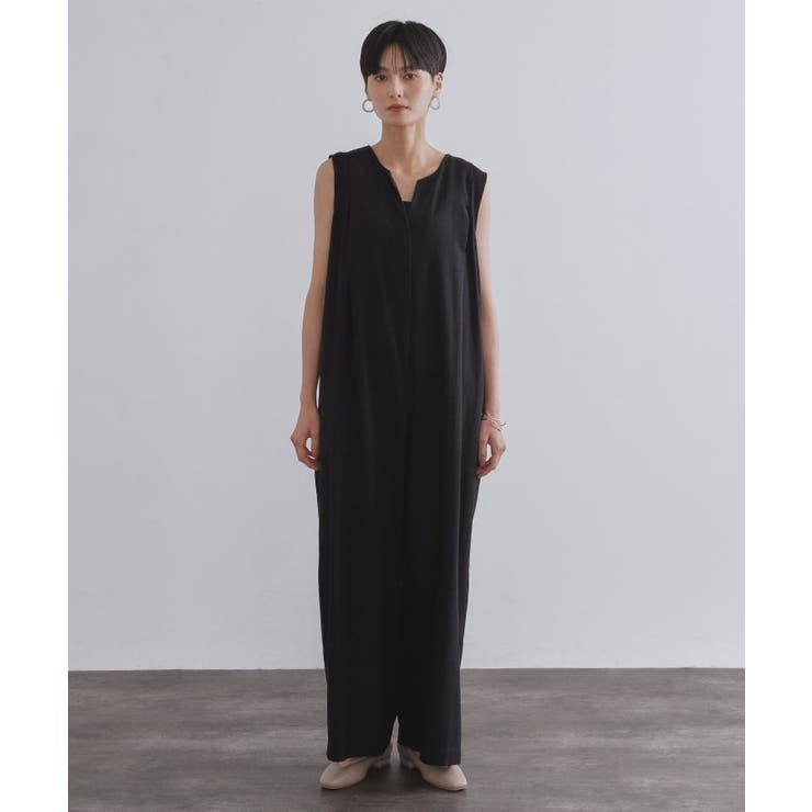 《Can Cam掲載》麻混ベルト付きオールインワン【洗濯機洗い可】 | OPAQUE.CLIP | 詳細画像18 