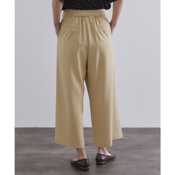 サッシュリボン付きラップデザインパンツ【洗濯機洗い可】 | OPAQUE.CLIP | 詳細画像15 