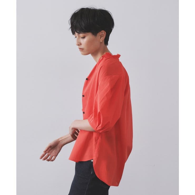 シアーフリルネックブラウス【洗濯機洗い可】 | OPAQUE.CLIP | 詳細画像53 