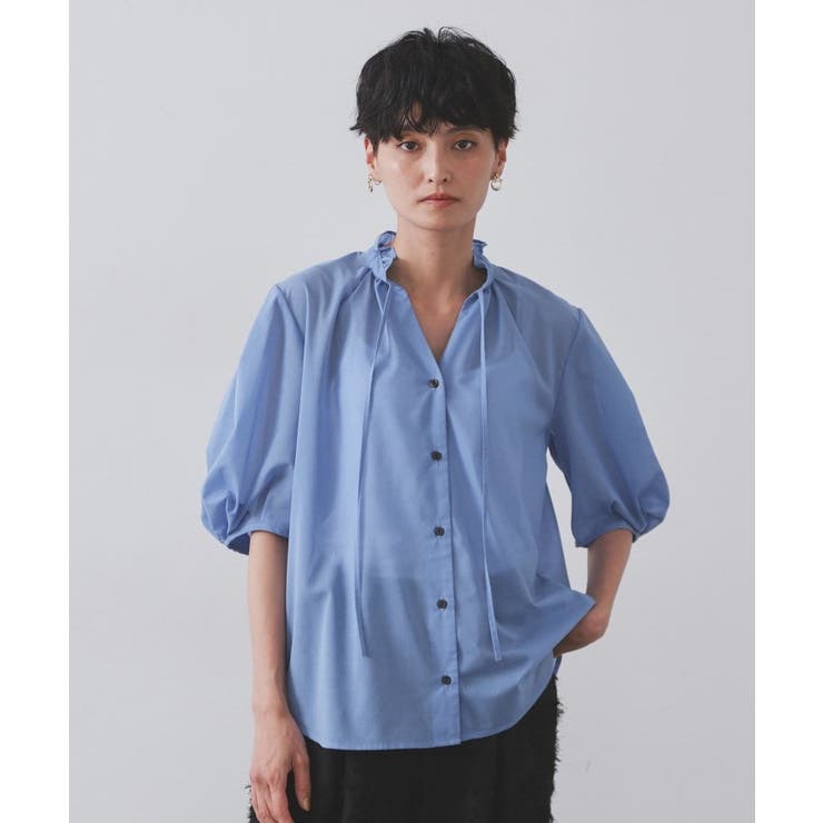 シアーフリルネックブラウス【洗濯機洗い可】 | OPAQUE.CLIP | 詳細画像61 