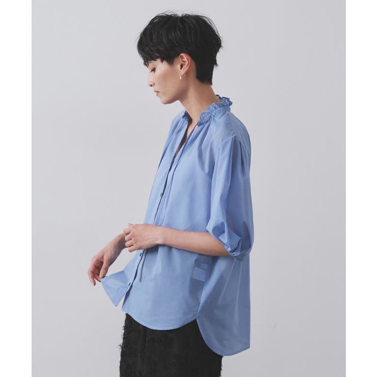 シアーフリルネックブラウス【洗濯機洗い可】 | OPAQUE.CLIP | 詳細画像62 