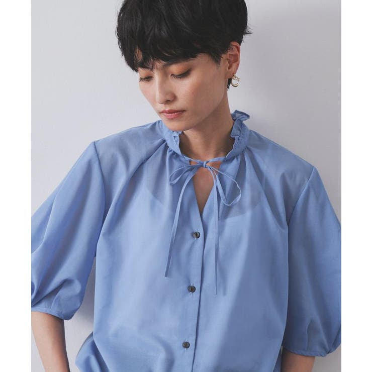 シアーフリルネックブラウス【洗濯機洗い可】 | OPAQUE.CLIP | 詳細画像68 