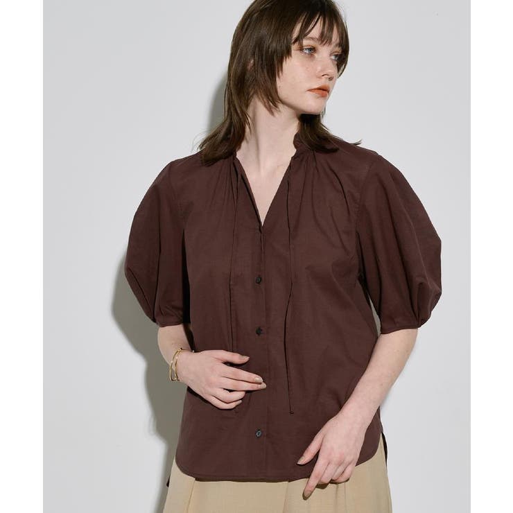 シアーフリルネックブラウス【洗濯機洗い可】 | OPAQUE.CLIP | 詳細画像33 