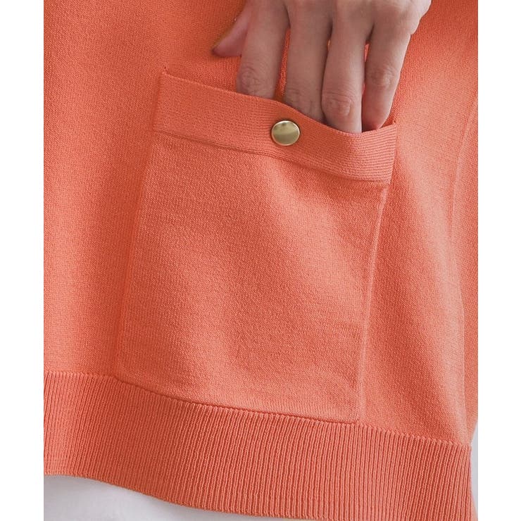 リラクシーVネックニットカーディガン【UVケア 接触冷感 洗濯機洗い可 | OPAQUE.CLIP | 詳細画像18 