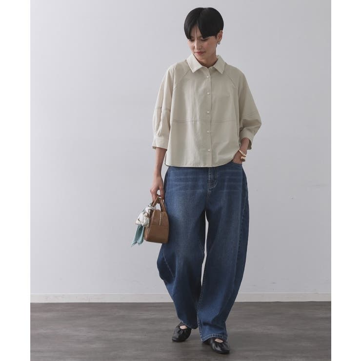 切替フォルムシャツ【洗濯機洗い可】 | OPAQUE.CLIP | 詳細画像5 