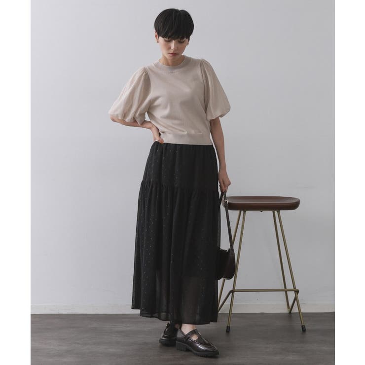 バルーンスリーブニット【洗濯機洗い可】 | OPAQUE.CLIP | 詳細画像6 