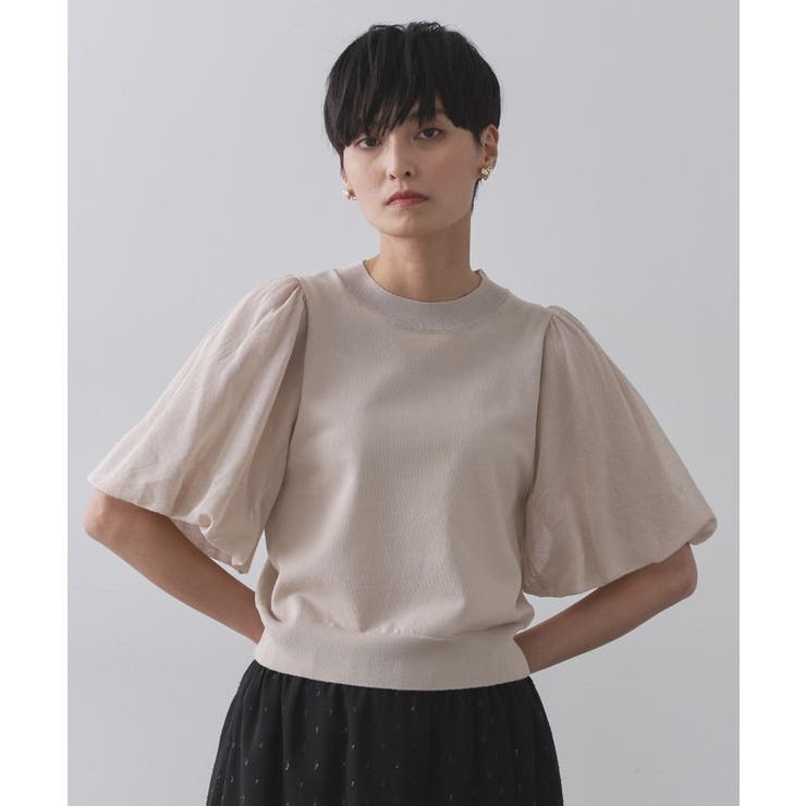 バルーンスリーブニット【洗濯機洗い可】 | OPAQUE.CLIP | 詳細画像13 