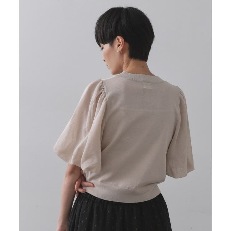 バルーンスリーブニット【洗濯機洗い可】 | OPAQUE.CLIP | 詳細画像15 