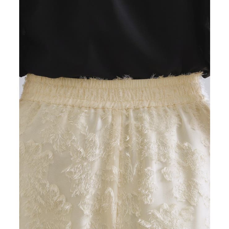 フリンジジャカードイージーパンツ【洗濯機洗い可】 | OPAQUE.CLIP | 詳細画像13 