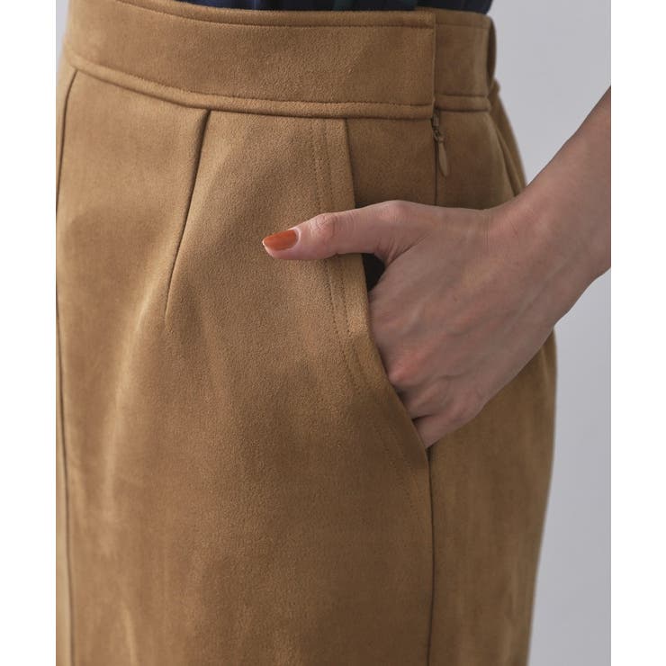 スエードライクナロースカート【洗濯機洗い可】 | OPAQUE.CLIP | 詳細画像14 