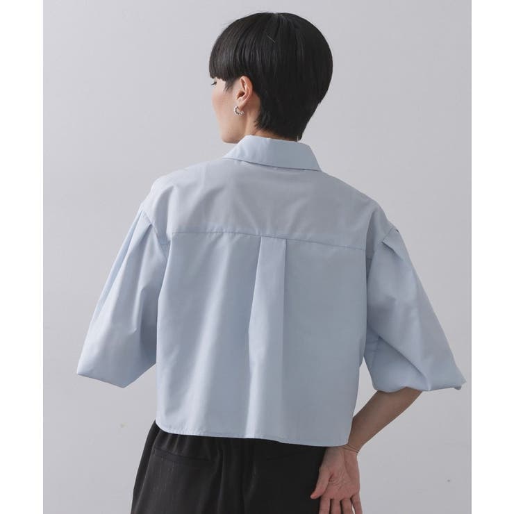 バルーンスリーブシャツ【洗濯機洗い可】 | OPAQUE.CLIP | 詳細画像15 