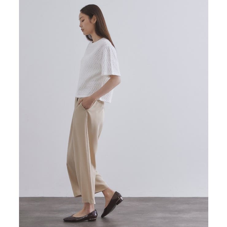 ふくれジャカードトップス【洗濯機洗い可】 | OPAQUE.CLIP | 詳細画像3 