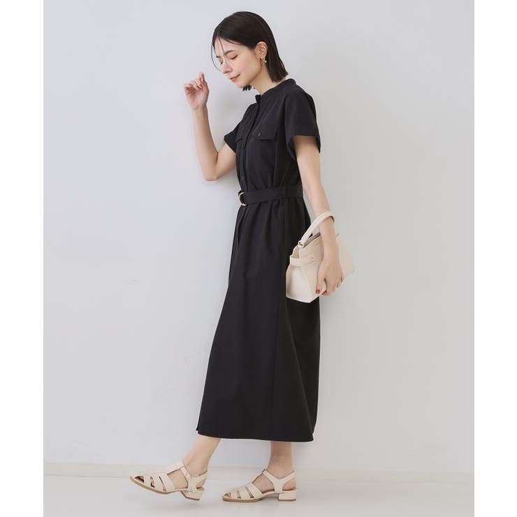 ダブルポケットシャツワンピース【洗濯機洗い可】 | OPAQUE.CLIP | 詳細画像27 