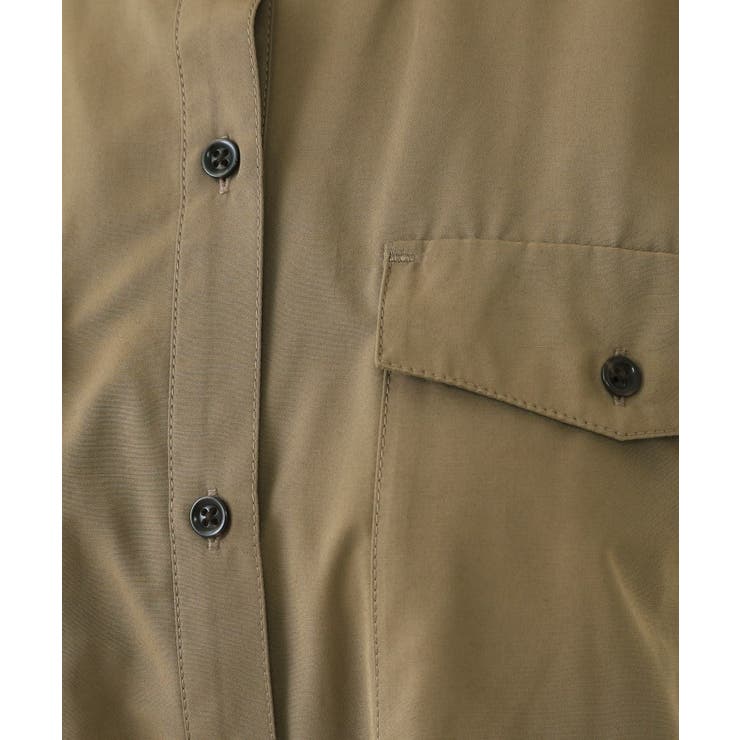 ダブルポケットシャツワンピース【洗濯機洗い可】 | OPAQUE.CLIP | 詳細画像37 