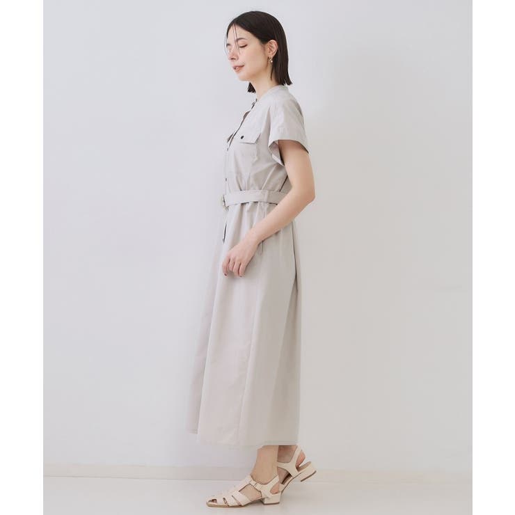 ダブルポケットシャツワンピース【洗濯機洗い可】 | OPAQUE.CLIP | 詳細画像43 