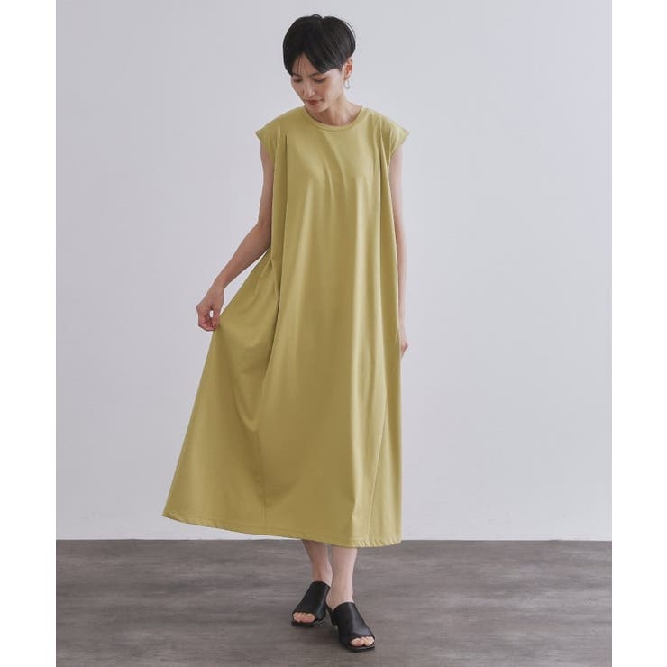 カットソーフレアワンピース【接触冷感/洗濯機洗い可】 | OPAQUE.CLIP | 詳細画像13 