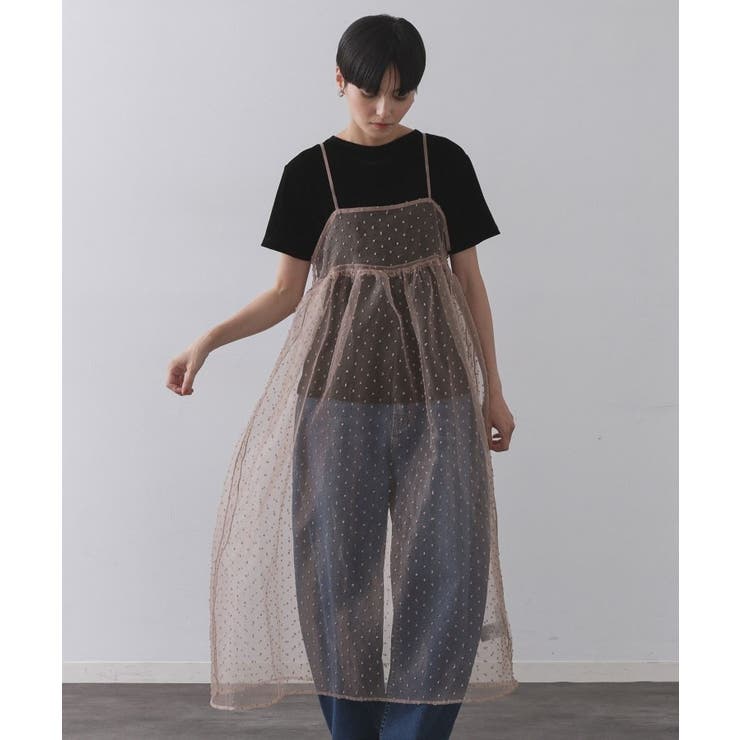 シアードットレイヤードキャミワンピース【洗濯機洗い可】 | OPAQUE.CLIP | 詳細画像9 