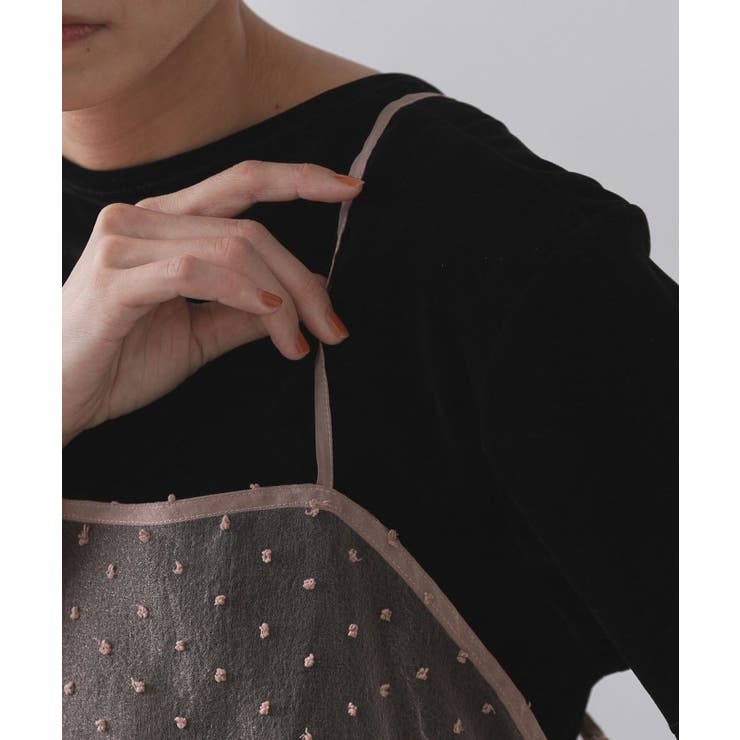 シアードットレイヤードキャミワンピース【洗濯機洗い可】 | OPAQUE.CLIP | 詳細画像14 