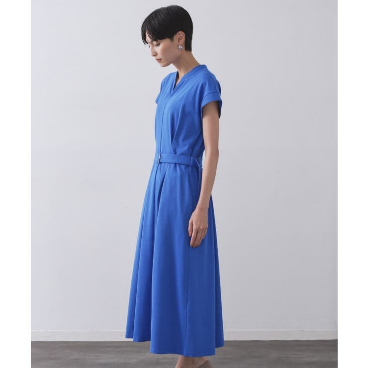 ベルト付きスキッパーワンピース【洗濯機洗い可】 | OPAQUE.CLIP | 詳細画像14 