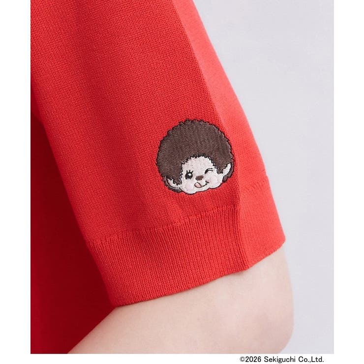 【モンチッチ】刺繍入りポロニット《洗濯機OK》 | OPAQUE.CLIP | 詳細画像19 