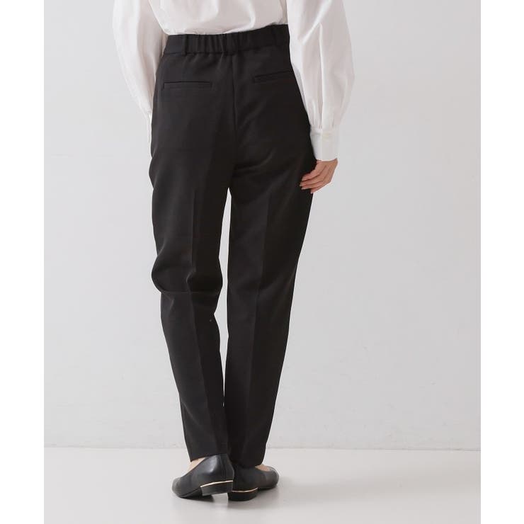 ≪通勤 セレモニーセットアップ対応≫ テーパードパンツダブルクロス【洗濯機OK】 | OPAQUE.CLIP | 詳細画像2 