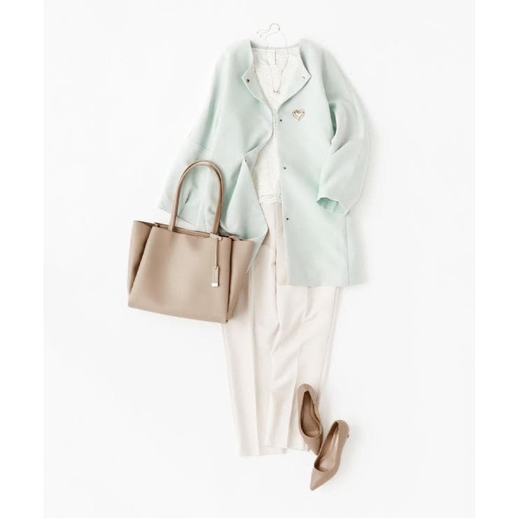 ≪通勤 セレモニーセットアップ対応≫ テーパードパンツダブルクロス【洗濯機OK】 | OPAQUE.CLIP | 詳細画像21 