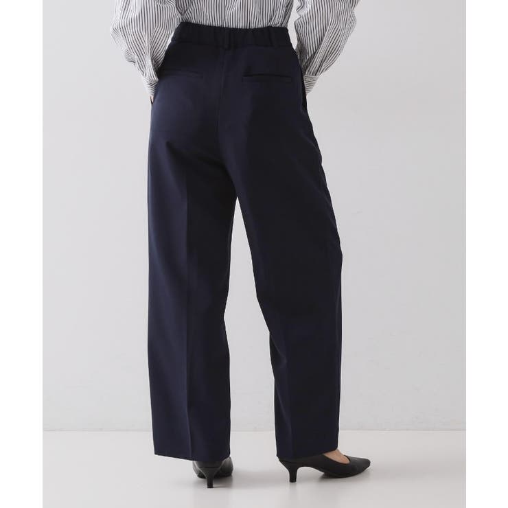 ≪通勤・セレモニーセットアップ対応≫ ワイドパンツダブルクロス【洗濯機OK】 | OPAQUE.CLIP | 詳細画像11 