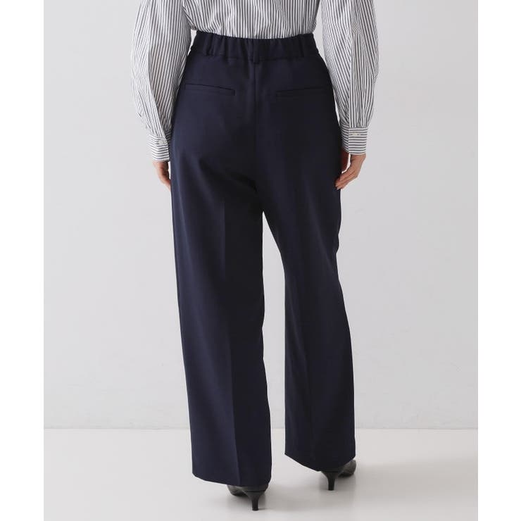 ≪通勤・セレモニーセットアップ対応≫ ワイドパンツダブルクロス【洗濯機OK】 | OPAQUE.CLIP | 詳細画像17 