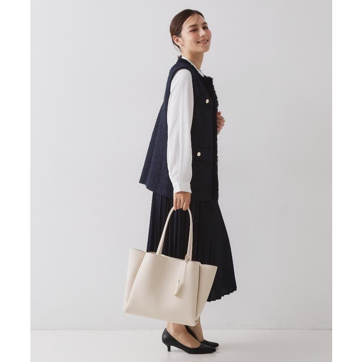 ≪通勤・セレモニー対応≫ツイードジレ【洗える】 | OPAQUE.CLIP | 詳細画像5 