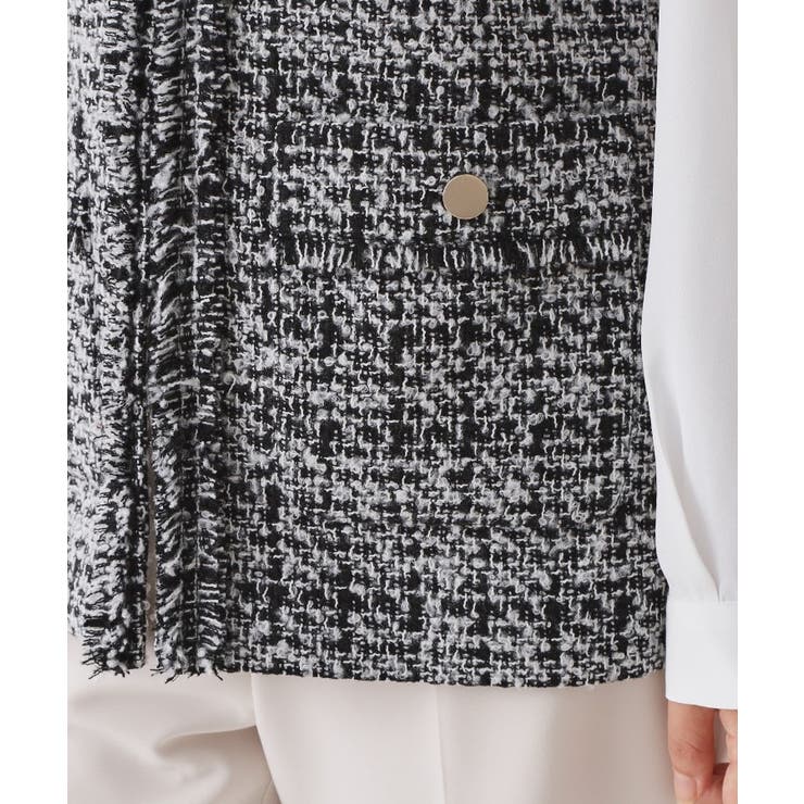 ≪通勤・セレモニー対応≫ツイードジレ【洗える】 | OPAQUE.CLIP | 詳細画像18 