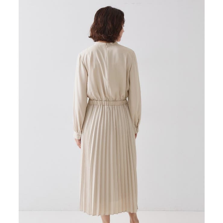 ≪通勤・セレモニー対応≫ジョーゼットプリーツワンピース【洗濯機OK】 | OPAQUE.CLIP | 詳細画像11 