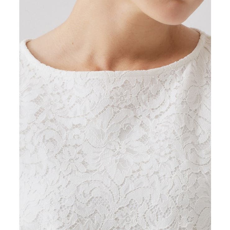 ≪通勤・セレモニー対応≫ レースブラウス【洗濯機OK】 | OPAQUE.CLIP | 詳細画像8 