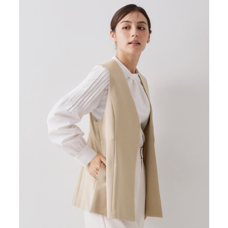 ペプラムジレ/セットアップ対応可【洗濯機OK】 | OPAQUE.CLIP | 詳細画像22 