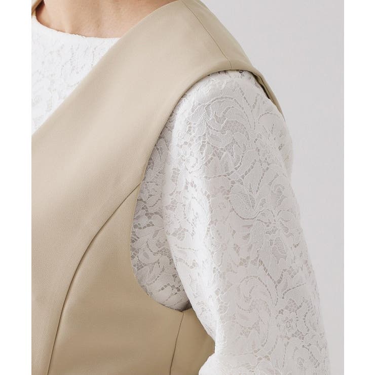 ペプラムジレ/セットアップ対応可【洗濯機OK】 | OPAQUE.CLIP | 詳細画像30 