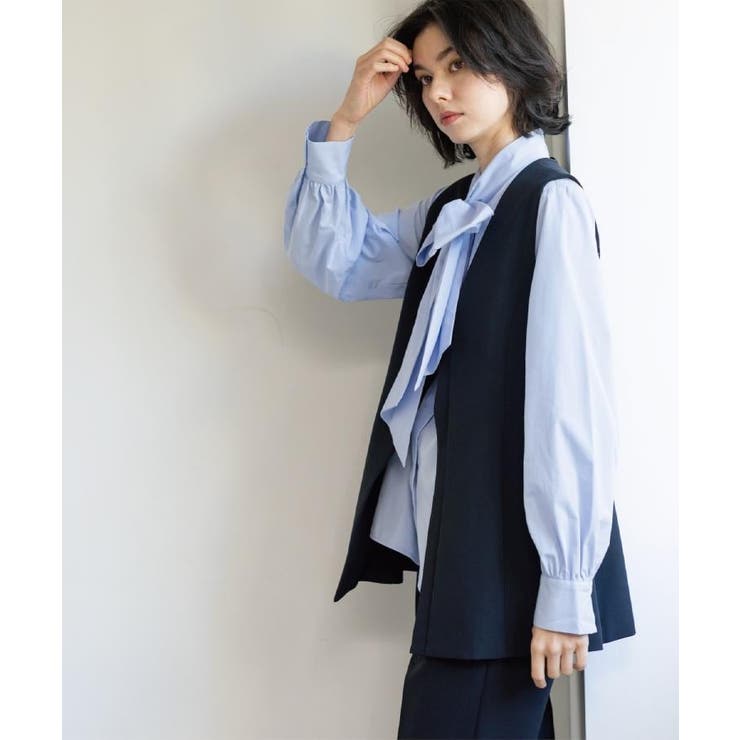 ペプラムジレ/セットアップ対応可【洗濯機OK】 | OPAQUE.CLIP | 詳細画像5 