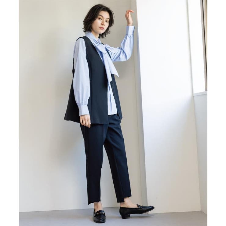 ペプラムジレ/セットアップ対応可【洗濯機OK】 | OPAQUE.CLIP | 詳細画像9 