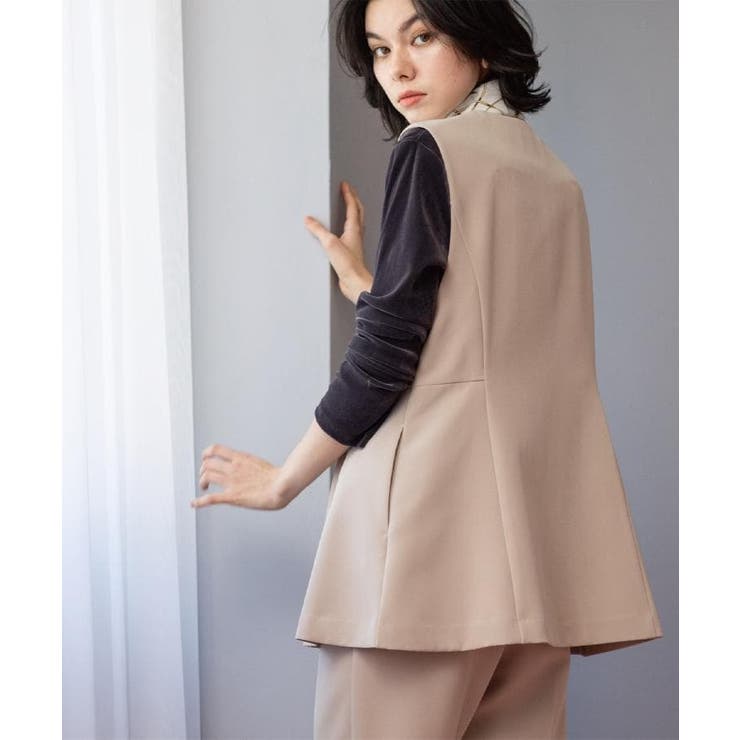 ペプラムジレ/セットアップ対応可【洗濯機OK】 | OPAQUE.CLIP | 詳細画像14 