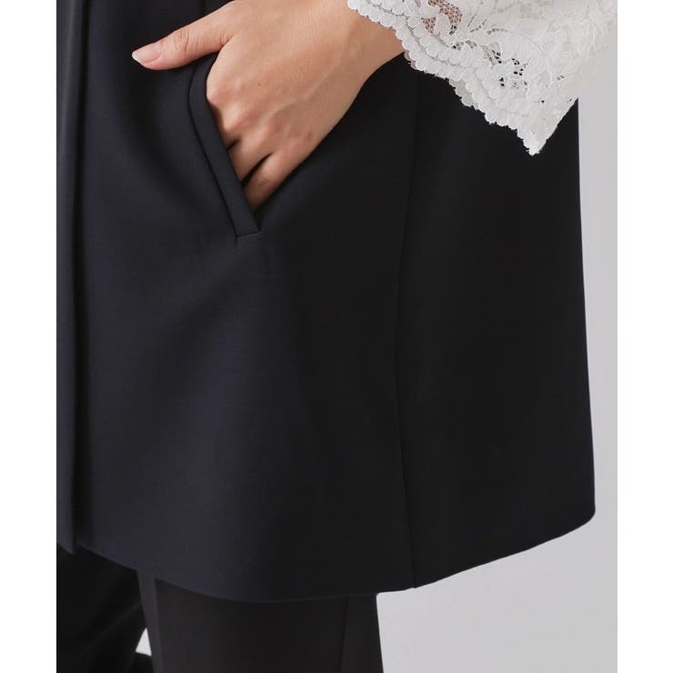 ≪通勤・セレモニー対応≫Vネックミドルジレ【洗濯機OK】 | OPAQUE.CLIP | 詳細画像14 