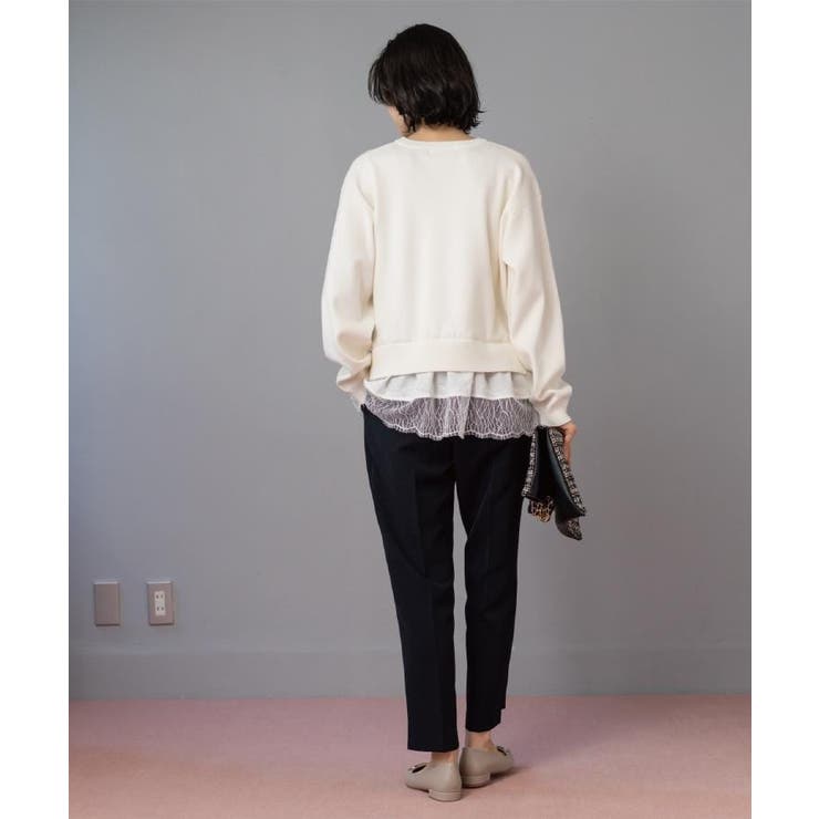 ステップヘムテーパードパンツ/セットアップ対応可【洗濯機OK】 | OPAQUE.CLIP | 詳細画像8 