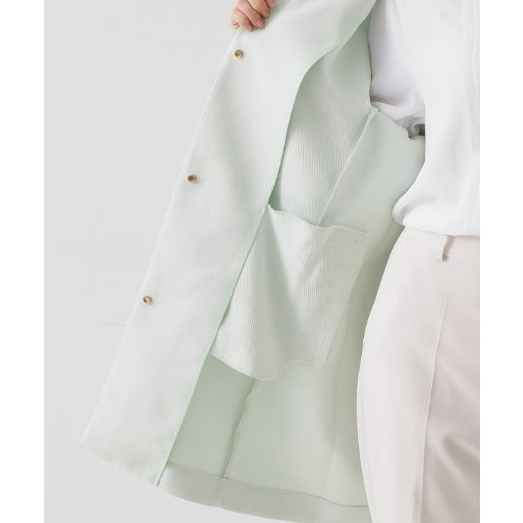 フォルムスリーブミドルコート【洗濯機OK】 | OPAQUE.CLIP | 詳細画像40 