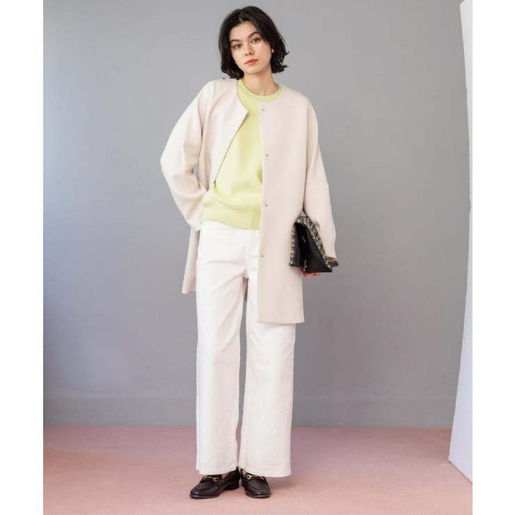 フォルムスリーブミドルコート【洗濯機OK】 | OPAQUE.CLIP | 詳細画像8 