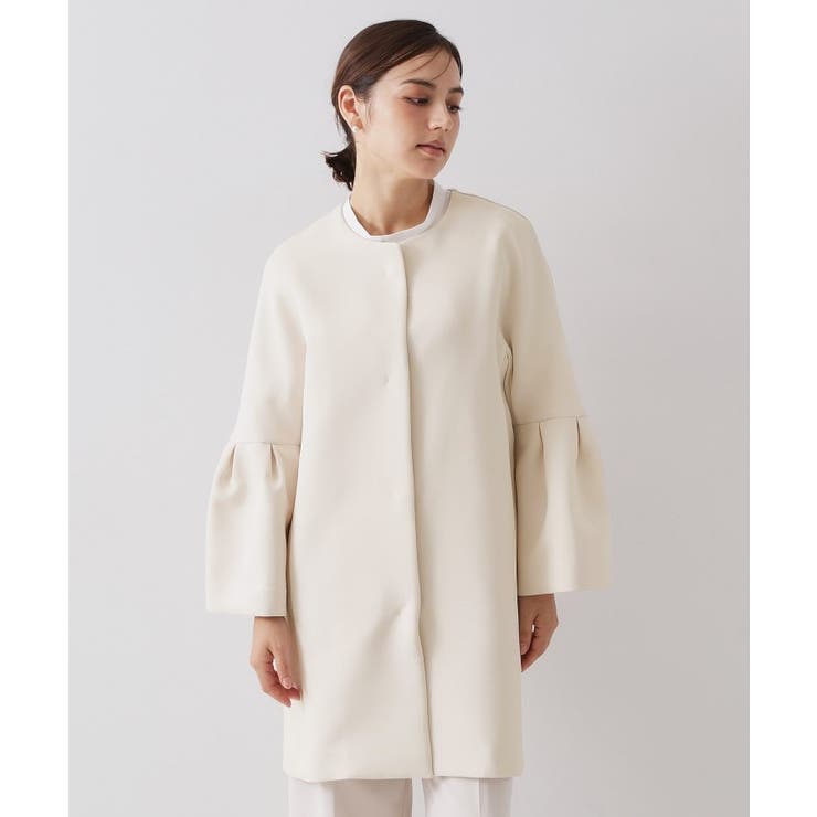 フレアスリーブミドルコート【洗濯機OK】 | OPAQUE.CLIP | 詳細画像9 